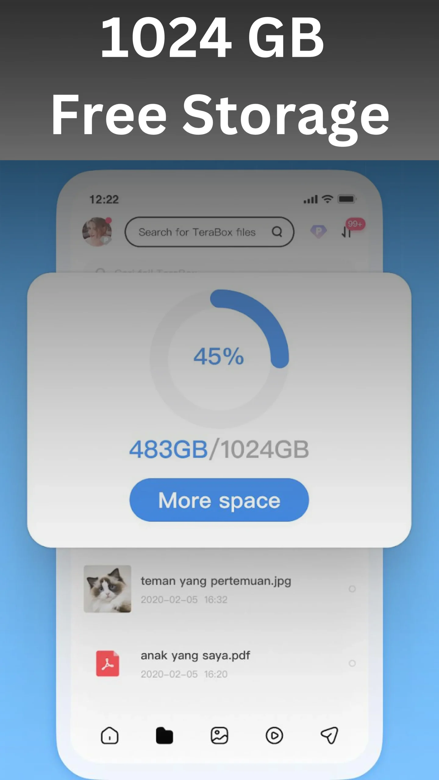 Terabox Mod APK v4.3.6 | Terabox Premium | Terabox No Ads 54 2 TB Premium Storage-Terabox Cloud Storage App Image webp