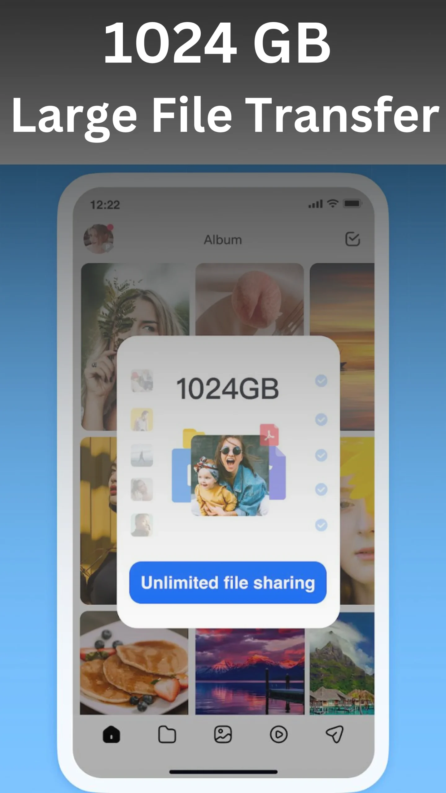 Terabox Mod APK v4.3.6 | Terabox Premium | Terabox No Ads 55 Large File Transfer-Terabox Cloud Storage App Image webp